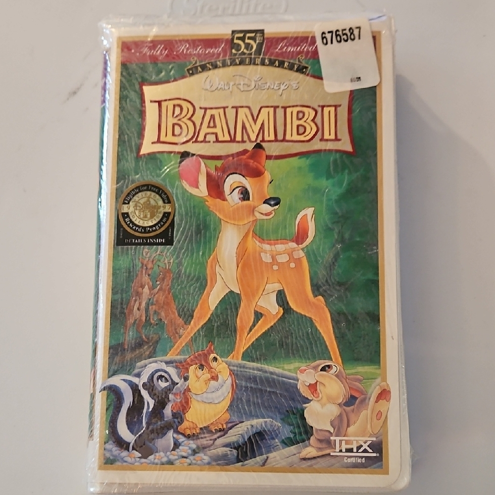 Disney Bambi VHS 55th Anniversary